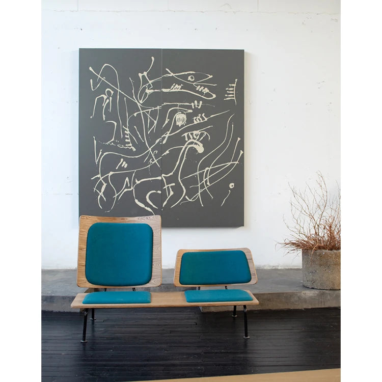 Stylish Multi-Layer Board Sofa with Cotton-Ramie and PU Leather Cushions – Perfect for Modern Living Spaces! fqr-5115