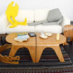 Stylish Multi-Layer Board Tea Table - Modern Chic Design for Living Room Elegance fqr-5116