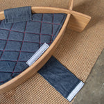 Cozy Cat Bed in Unique Fish Design - Multi-Layer Board Cotton-Ramie Pet Mattress for Ultimate Comfort fqr-5122