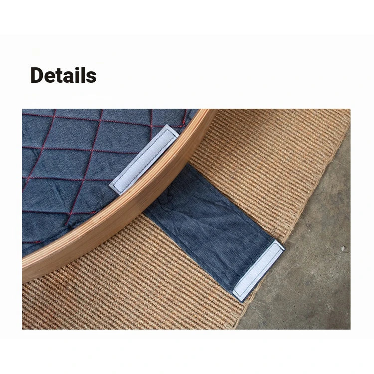 Cozy Cat Bed in Unique Fish Design - Multi-Layer Board Cotton-Ramie Pet Mattress for Ultimate Comfort fqr-5122