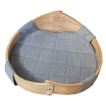 Cozy Multi-Layer Cotton-Ramie Pet Bed for Dogs – Stylish and Comfortable Dog Sleeping Solution fqr-5123
