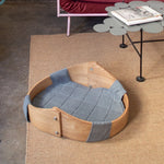 Cozy Multi-Layer Cotton-Ramie Pet Bed for Dogs – Stylish and Comfortable Dog Sleeping Solution fqr-5123