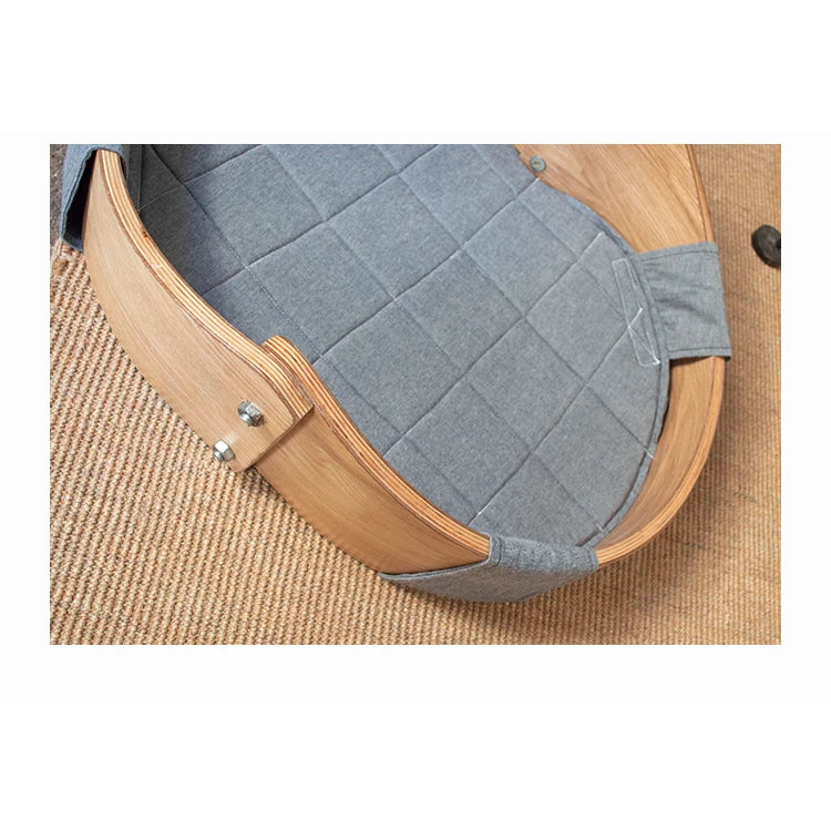 Cozy Multi-Layer Cotton-Ramie Pet Bed for Dogs – Stylish and Comfortable Dog Sleeping Solution fqr-5123