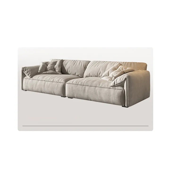 Luxurious Solid Wood Sofa - Down Stuffed Cotton Comfort for Elegant Living fsdb-2254