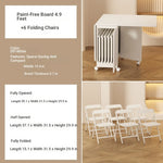 Compact Folding Table with Stylish Design – Perfect for Small Spaces & Versatile Use fsf-5210