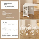 Compact Folding Table with Stylish Design – Perfect for Small Spaces & Versatile Use fsf-5210