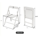 Stylish Foldable Chair with Space-Saving Design - Modern Compact Seating Solution for Any Room fsf-5210-ch