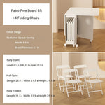 Stylish Foldable Chair with Space-Saving Design - Modern Compact Seating Solution for Any Room fsf-5210-ch