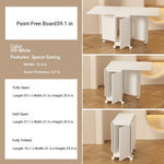 Stylish Foldable Chair with Space-Saving Design - Modern Compact Seating Solution for Any Room fsf-5210-ch