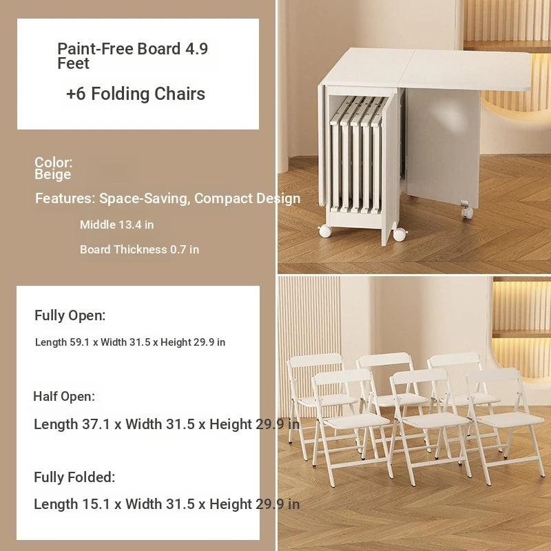 Stylish Foldable Chair with Space-Saving Design - Modern Compact Seating Solution for Any Room fsf-5210-ch