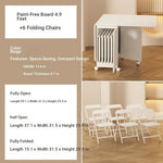 Stylish Foldable Chair with Space-Saving Design - Modern Compact Seating Solution for Any Room fsf-5210-ch