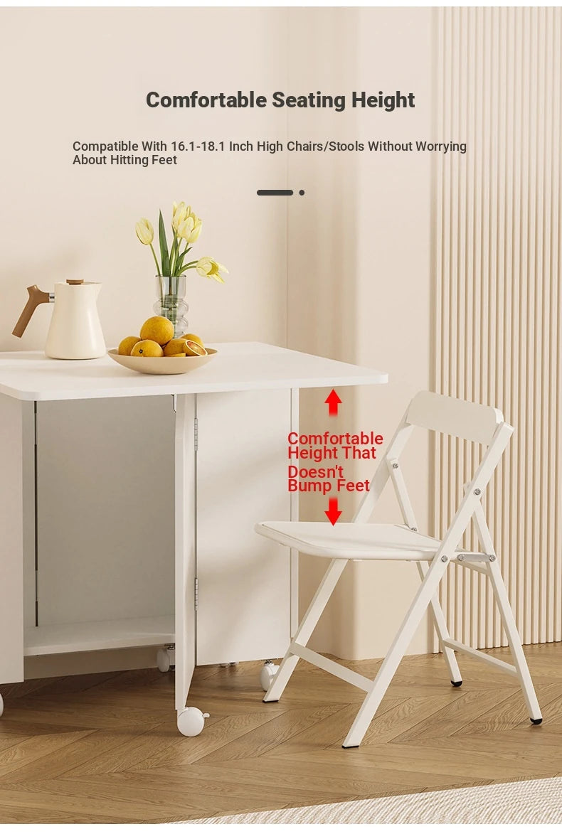 Stylish Foldable Chair with Space-Saving Design - Modern Compact Seating Solution for Any Room fsf-5210-ch