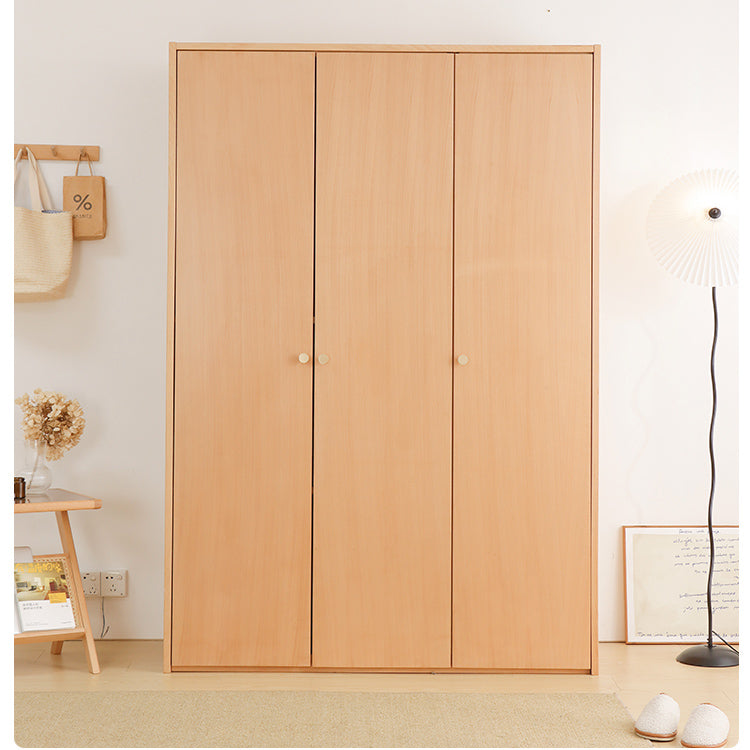 Stylish Natural Beech Wood Cabinet – Modern and Durable Storage Solution fslmz-1083