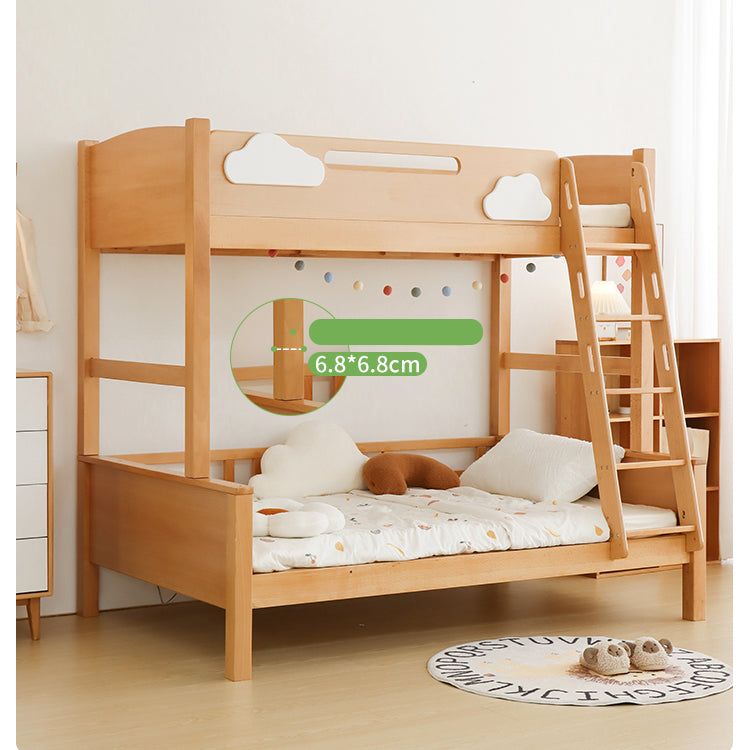Luxurious Beech, Cedar, and Pine Wood Bed - Premium Quality and Elegant Design fslmz-1086