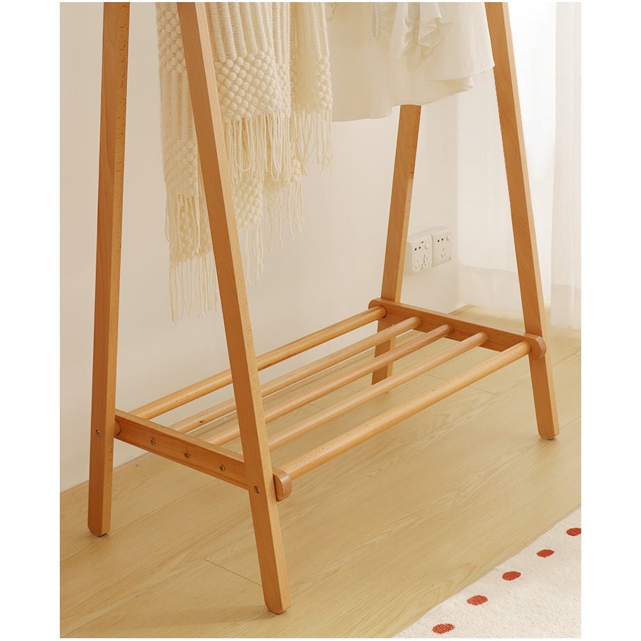 Premium Beech Wood Storage Rack - Stylish and Durable Solution for Home and Office Organization fslmz-1106