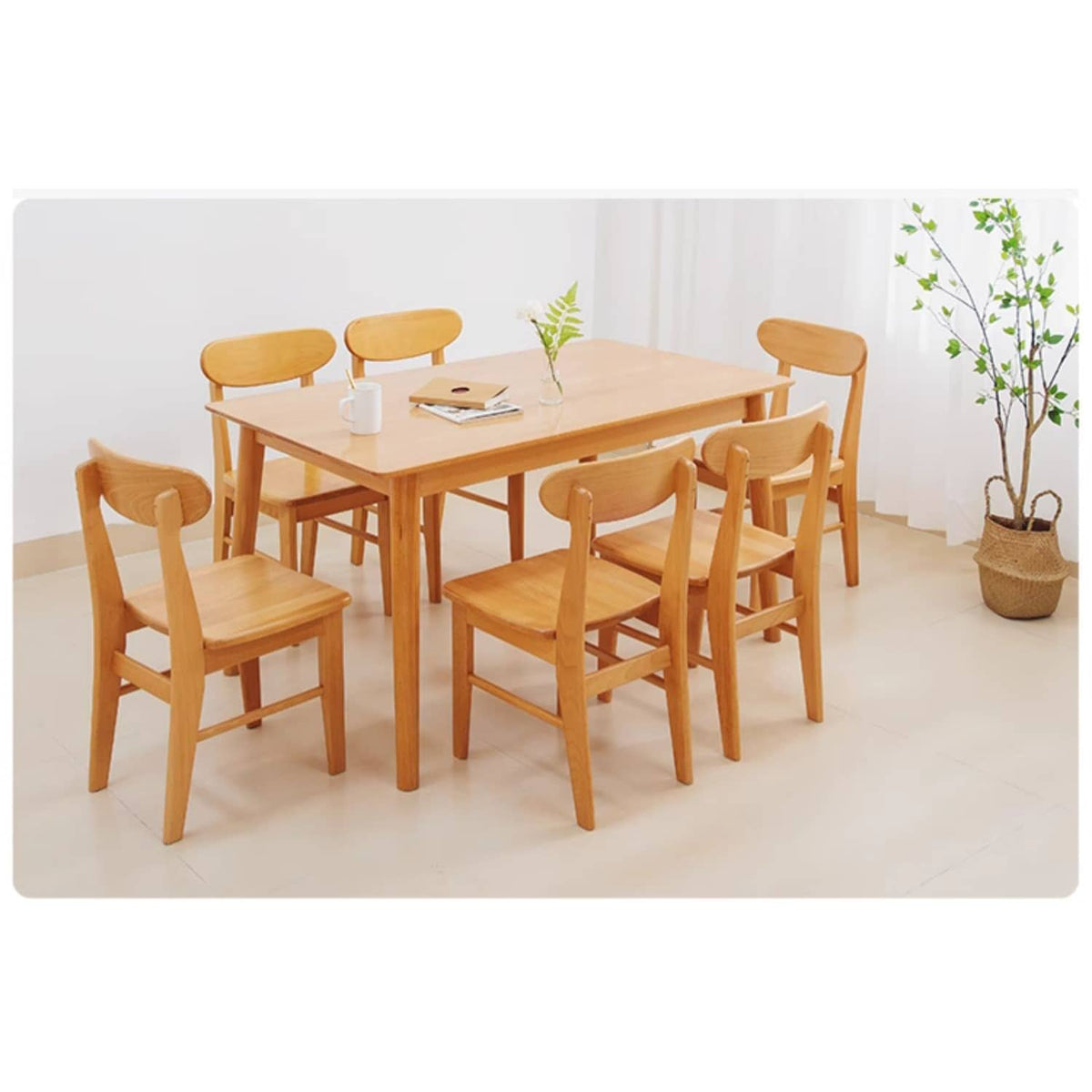 Classic Beech Wood Table for Modern Home Decor fslmz-1113