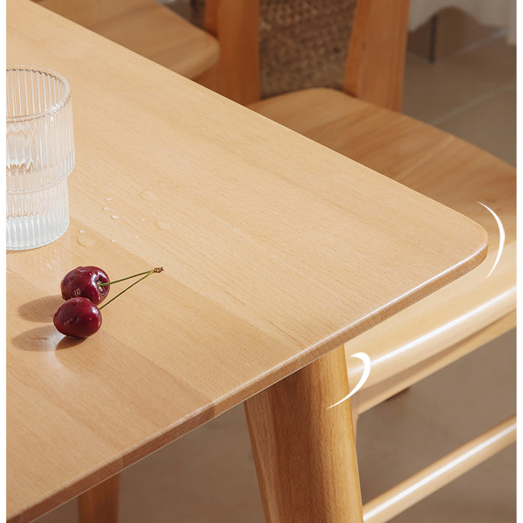 Classic Beech Wood Table for Modern Home Decor fslmz-1113