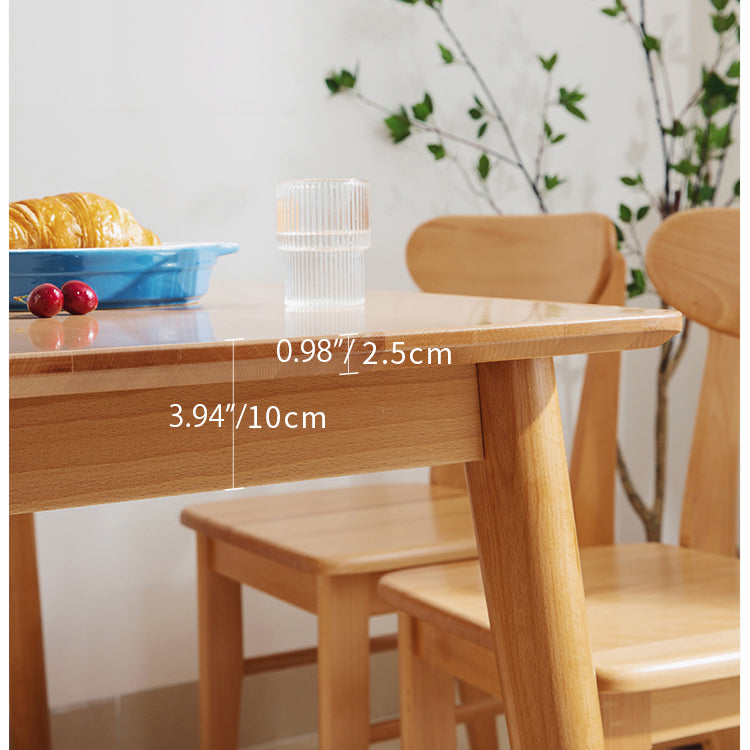 Classic Beech Wood Table for Modern Home Decor fslmz-1113