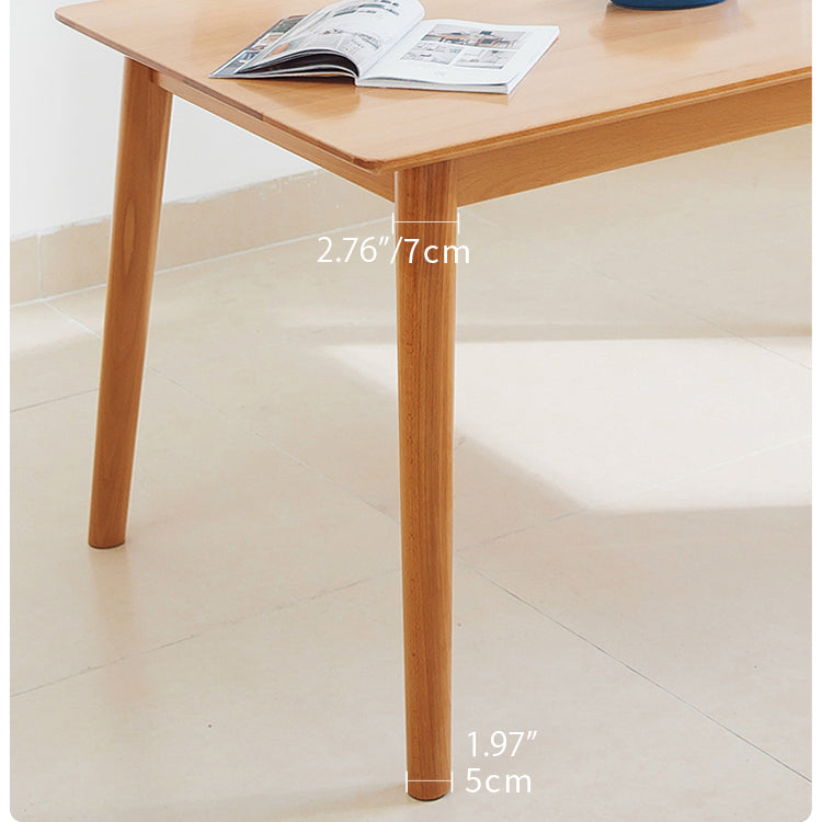 Classic Beech Wood Table for Modern Home Decor fslmz-1113