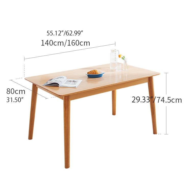 Classic Beech Wood Table for Modern Home Decor fslmz-1113