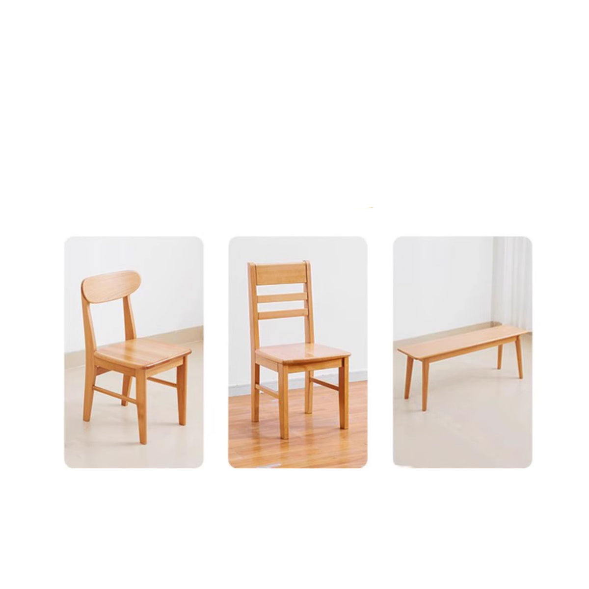 Elegant Natural Beech Wood Chair for Stylish Home Décor fslmz-1114