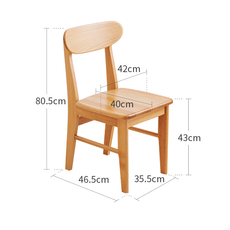 Elegant Natural Beech Wood Chair for Stylish Home Décor fslmz-1114