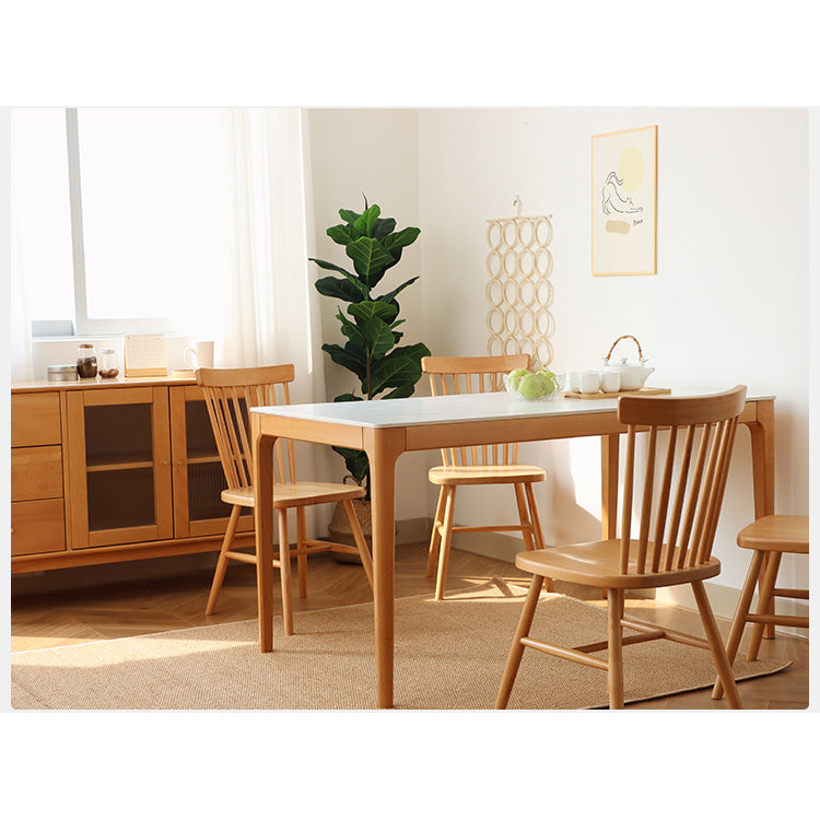 Natural Beech Wood Chair - Elegance and Durability Combined fslmz-1119