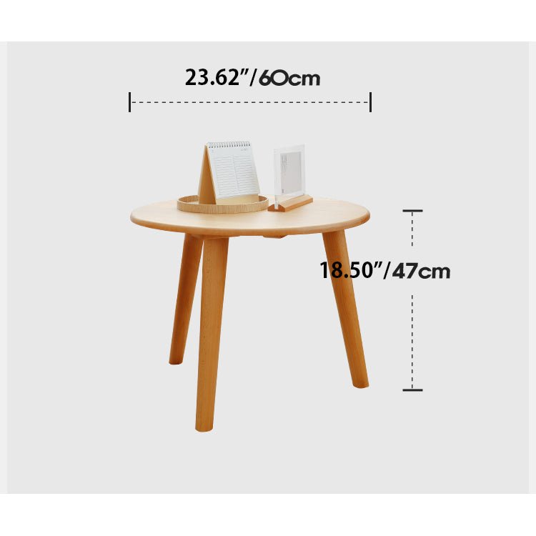 Exquisite Natural Beech Wood Tea Table for Elegant Living Spaces fslmz-1121