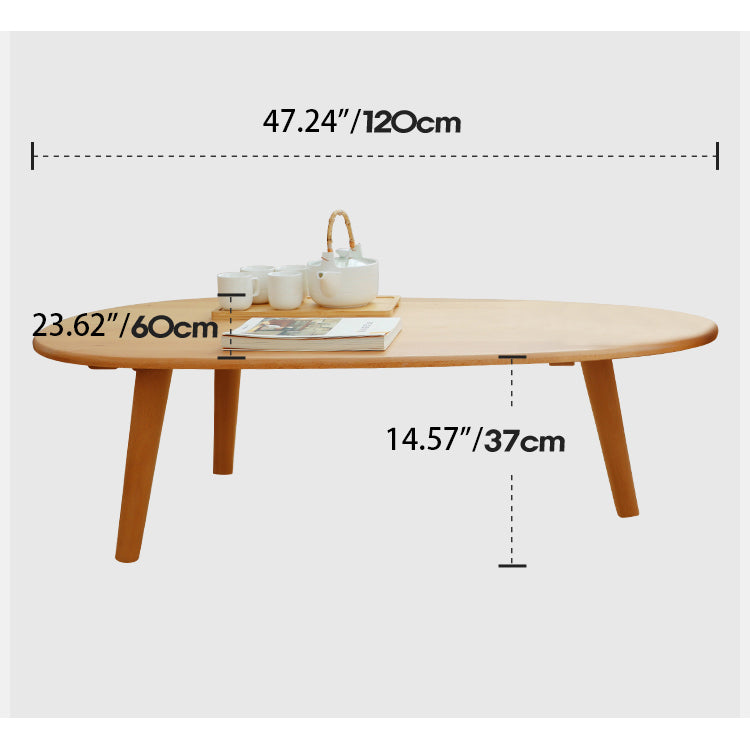 Exquisite Natural Beech Wood Tea Table for Elegant Living Spaces fslmz-1121