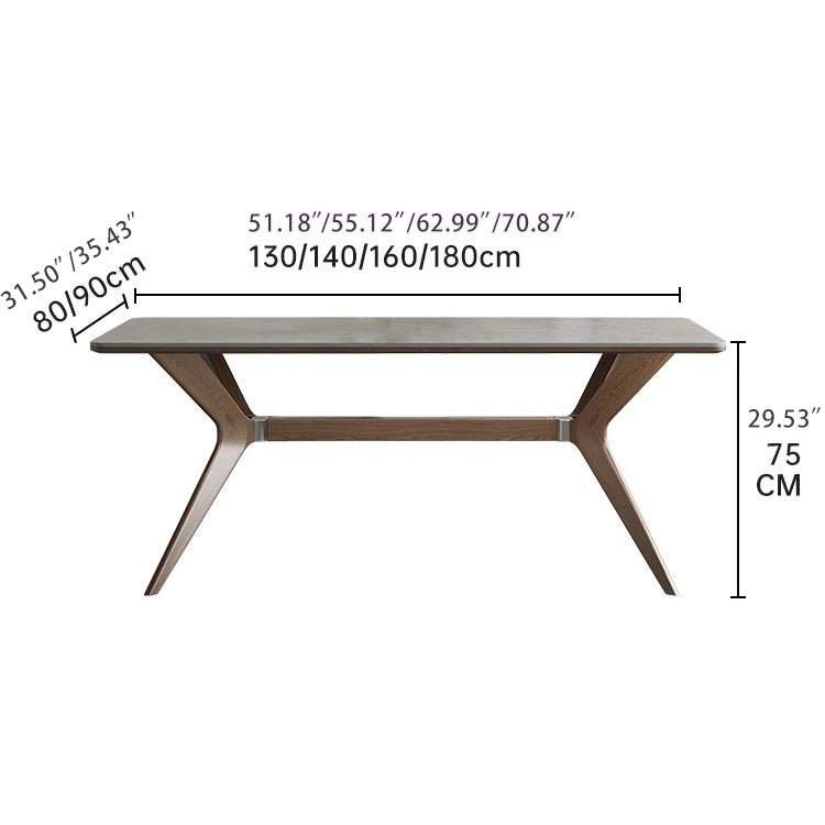 Modern Off-White and Brown Gray Ash Wood Chair with PU Leather Upholstery fsm-968