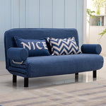 Stylish Cotton-Linen Sofa in Blue, Khaki, and Light Gray - Perfect for Modern Living Rooms fsq-1417