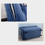 Stylish Cotton-Linen Sofa in Blue, Khaki, and Light Gray - Perfect for Modern Living Rooms fsq-1417