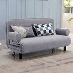 Stylish Cotton-Linen Sofa in Blue, Khaki, and Light Gray - Perfect for Modern Living Rooms fsq-1417
