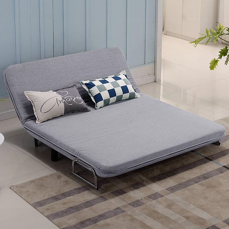 Stylish Cotton-Linen Sofa in Blue, Khaki, and Light Gray - Perfect for Modern Living Rooms fsq-1417