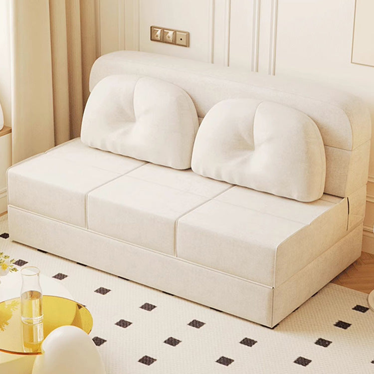 Stylish Modern Faux Leather Sofa in Beige, Khaki, Light Blue, and Gray Options fsq-1419