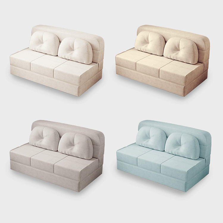 Stylish Modern Faux Leather Sofa in Beige, Khaki, Light Blue, and Gray Options fsq-1419
