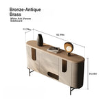 Modern PU Leather and Ash Wood Cabinet - Stylish Storage Solution for Contemporary Interiors fsu-5247