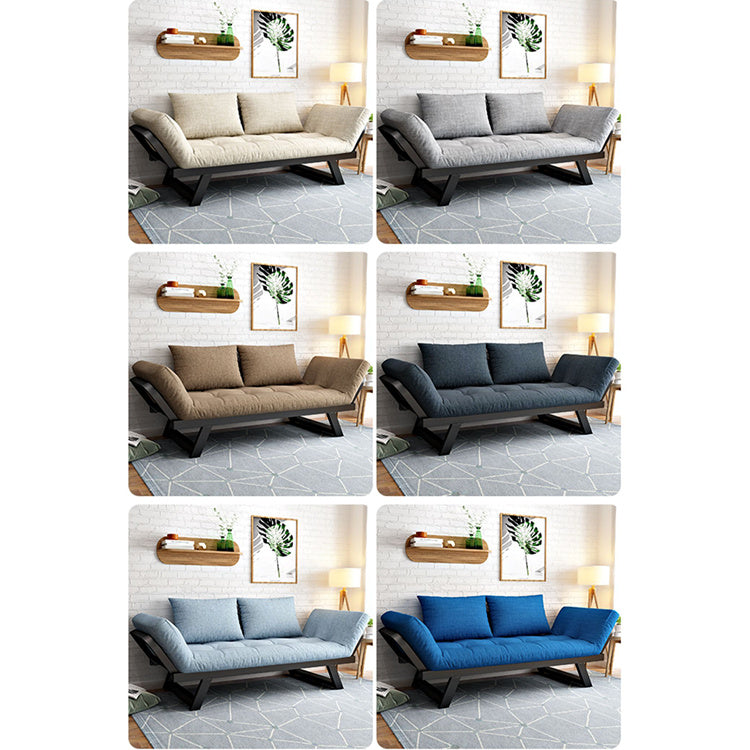 Premium Modern Sofa - Light Gray, Black, Khaki, Blue, Dark Brown - Pine Wood Frame, Cotton-Linen Upholstery fsx-1000