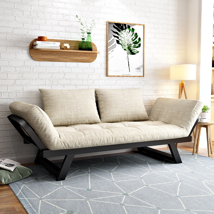 Premium Modern Sofa - Light Gray, Black, Khaki, Blue, Dark Brown - Pine Wood Frame, Cotton-Linen Upholstery fsx-1000