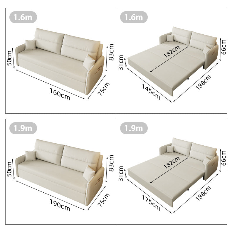 Stylish Multi-Color Sofa in Khaki, Light Gray, Dark Blue, and Brown with Wood Frame and Cotton-Linen Fabric fsx-1003