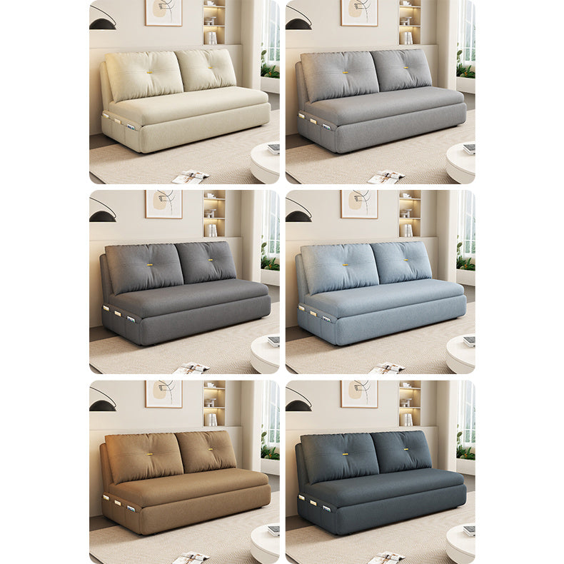 Stylish Cotton-Linen Sofa in Khaki, Light Gray, Dark Blue, Brown, and BlueGray fsx-1008