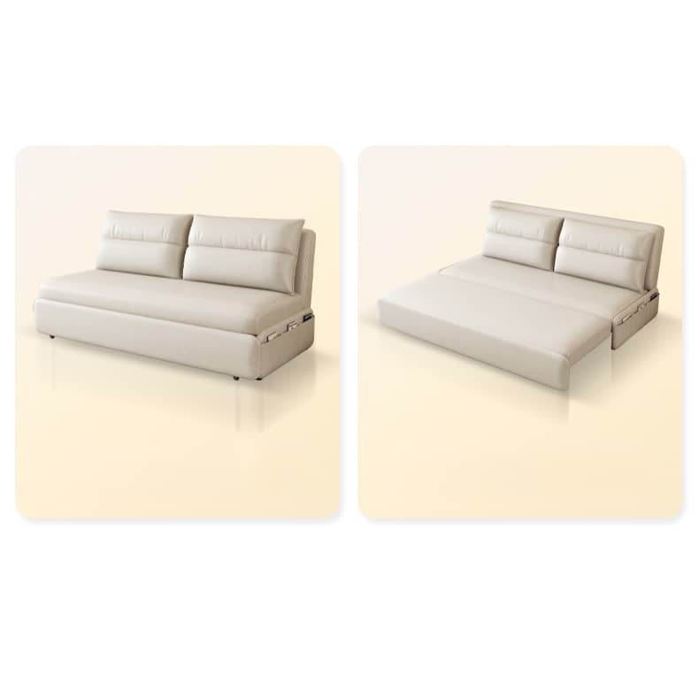 Luxurious Dark Leathaire Sofa - Elegant White, Champagne, Blue, and Light Gray Options! fsx-1009