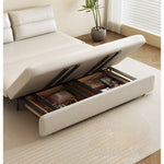 Luxurious Dark Leathaire Sofa - Elegant White, Champagne, Blue, and Light Gray Options! fsx-1009