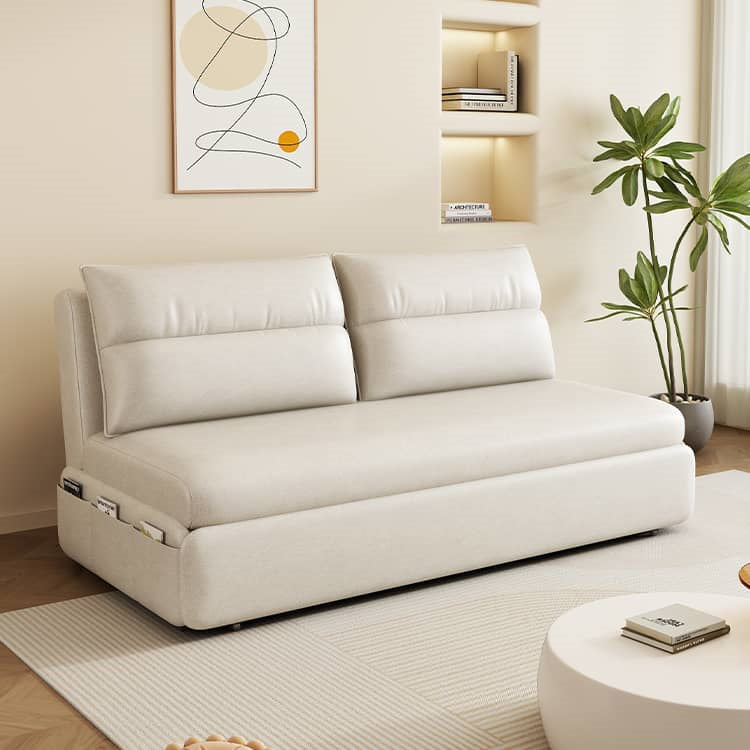 Luxurious Dark Leathaire Sofa - Elegant White, Champagne, Blue, and Light Gray Options! fsx-1009