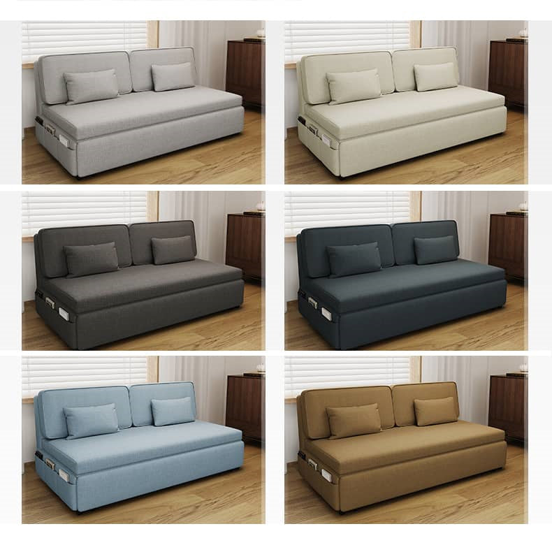 Stylish and Comfortable Sofas in Light Gray, Khaki, Dark Blue, Blue, and Brown Linen - Perfect for Any Living Space fsx-1010