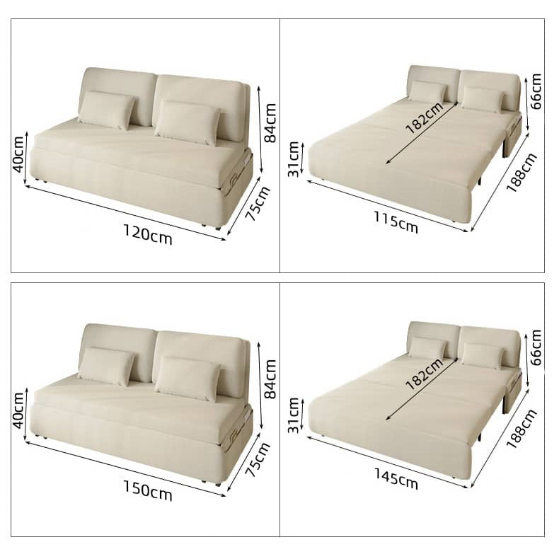 Stylish Sofa Collection: Khaki, Light Gray, Dark Blue, Brown & BlueGray Linen fsx-1011