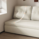 Stylish Sofa Collection: Khaki, Light Gray, Dark Blue & Brown Linen Options fsx-1012