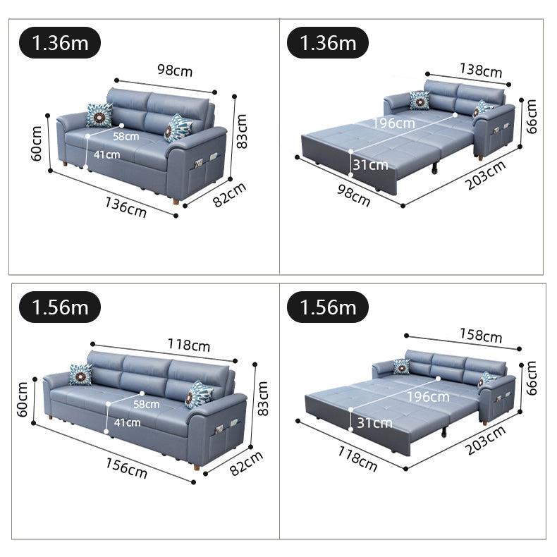 Stylish Leathaire Sofa in Light Blue, Gray, Pink, Dark Green, and White – Ultimate Comfort and Elegance fsx-1017