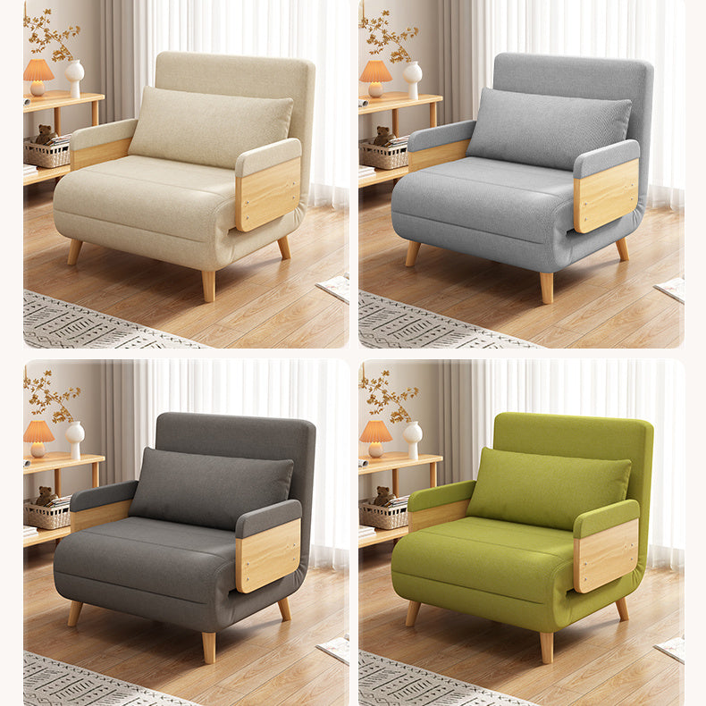 Stylish Cotton-Linen Sofa - Khaki, Natural, Light Blue, Dark Gray, and Green Options fsx-995