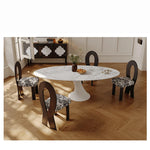 Contemporary Ash Wood Dining Chair with Unique Backrest Design ful-4444